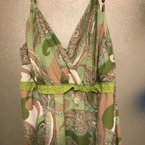 Spaghetti strap blouse